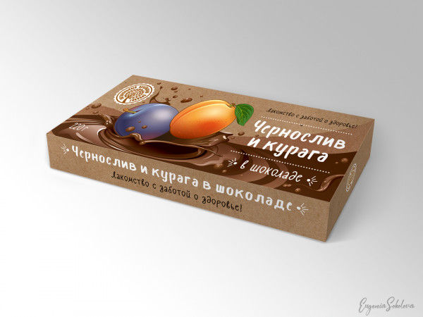 №2 Чернослив и курага в шоколаде, 220г в Магнитогорске
