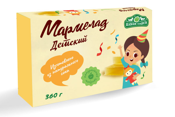 №2 Мармелад  "Детский" белевский 360г   в Магнитогорске