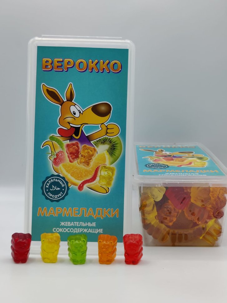  Жевательный мармелад Мишки фруктовые, 250г   в Магнитогорске