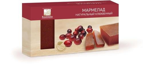  Мармелад пластовый 210г клюквенный в Магнитогорске