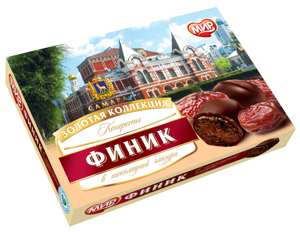  КФ МИР Финики в шоколадной глазури 160г  в Магнитогорске