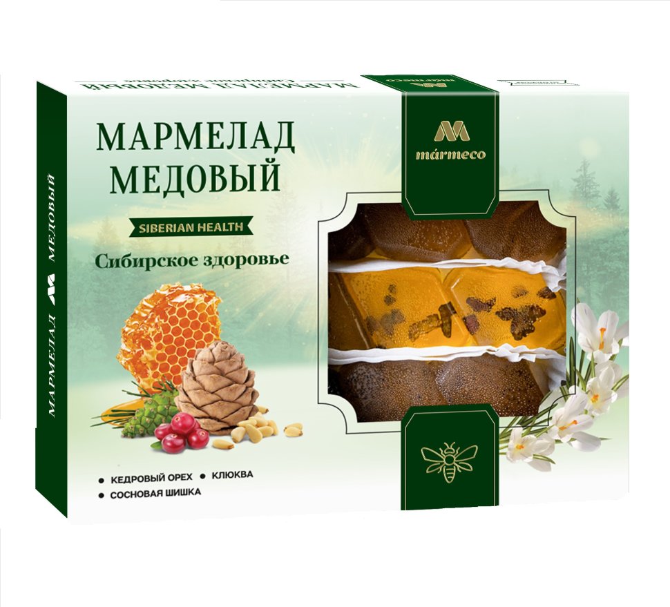  Мармелад медовый "Сибирское здоровье" без сахара 200г  в Магнитогорске