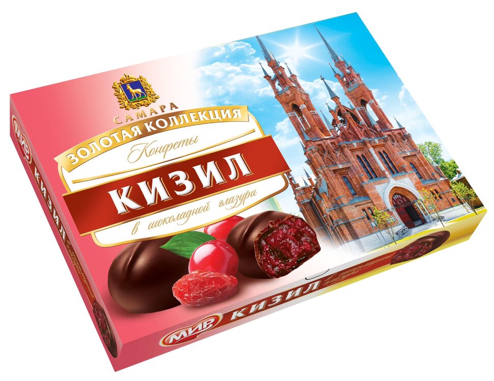  КФ МИР Кизил в шоколадной глазури 160г в Магнитогорске